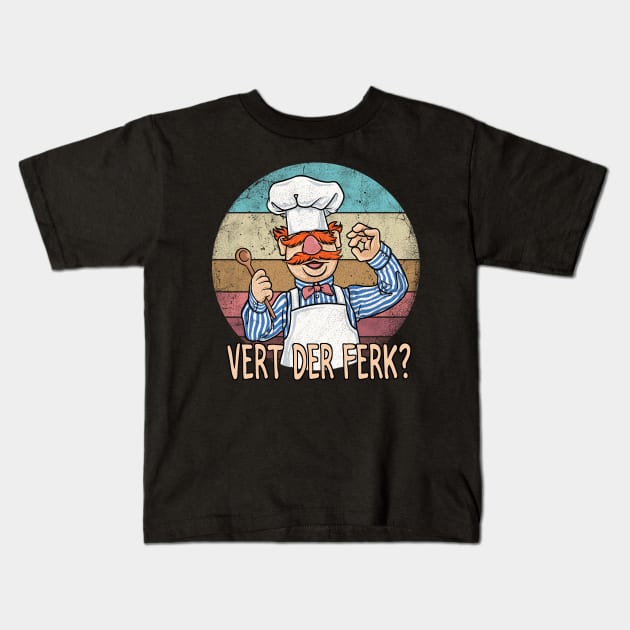 the swedish chef Kids T-Shirt by opoyostudio